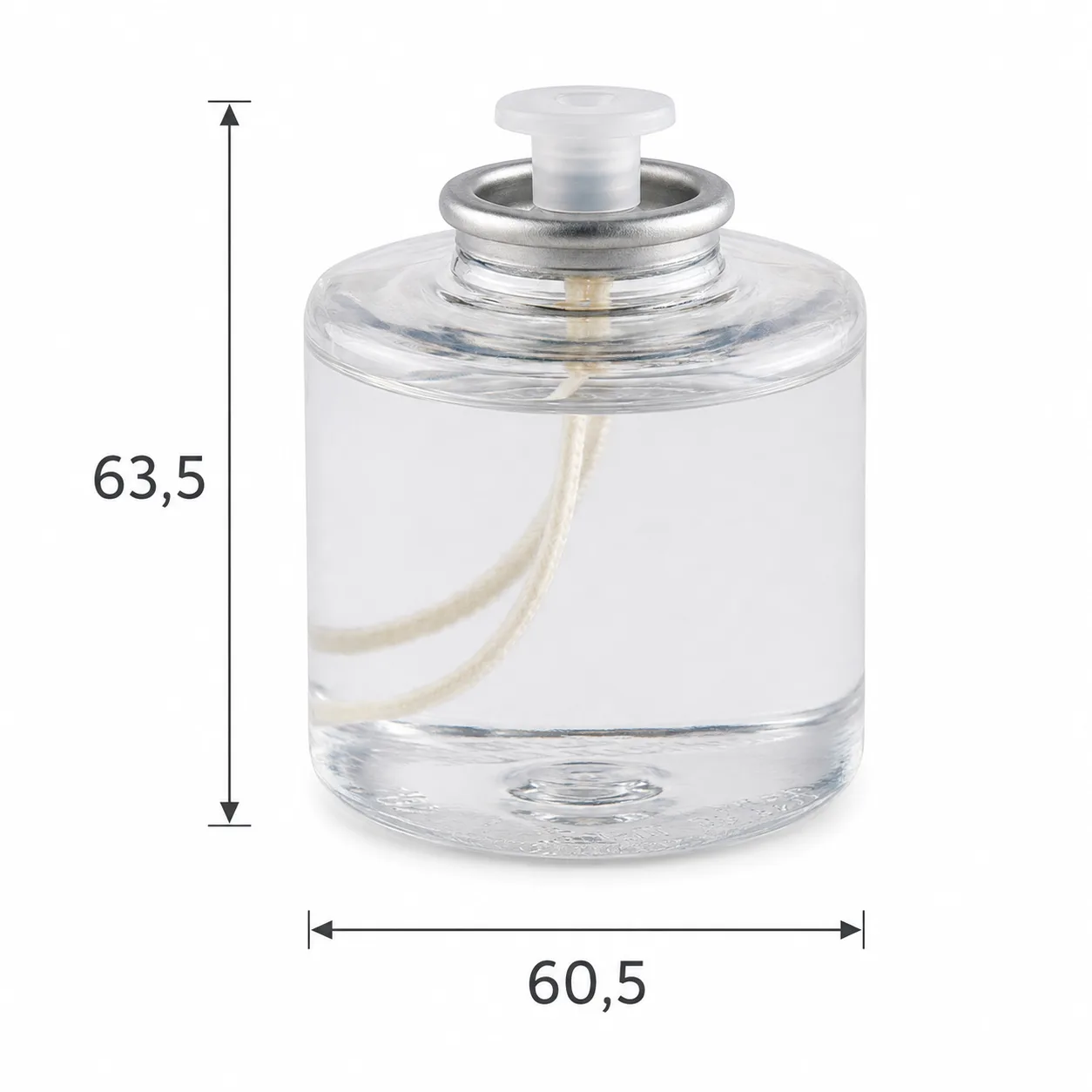 Nordic oil candle 36 hours Vegetable i brug