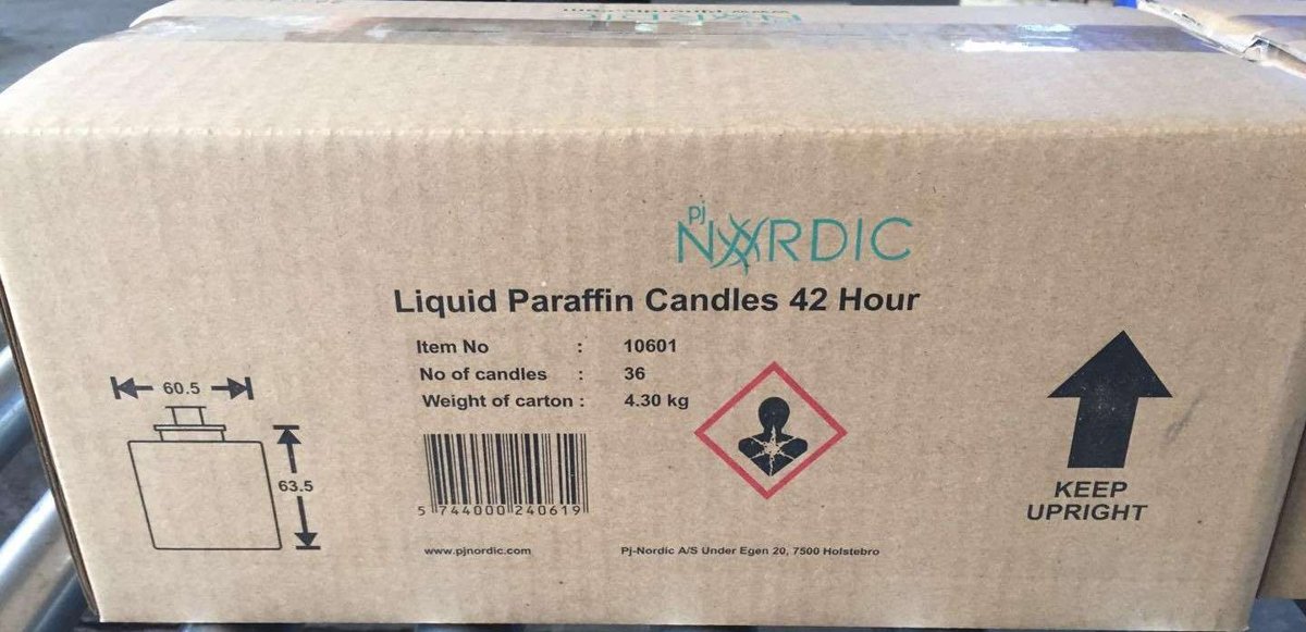 Nordic olielys 42 timer N-Paraffin