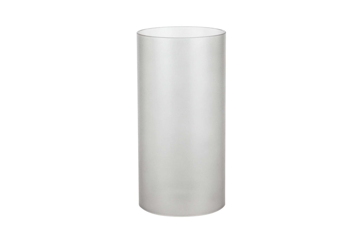 Cylinder glass frosted grey