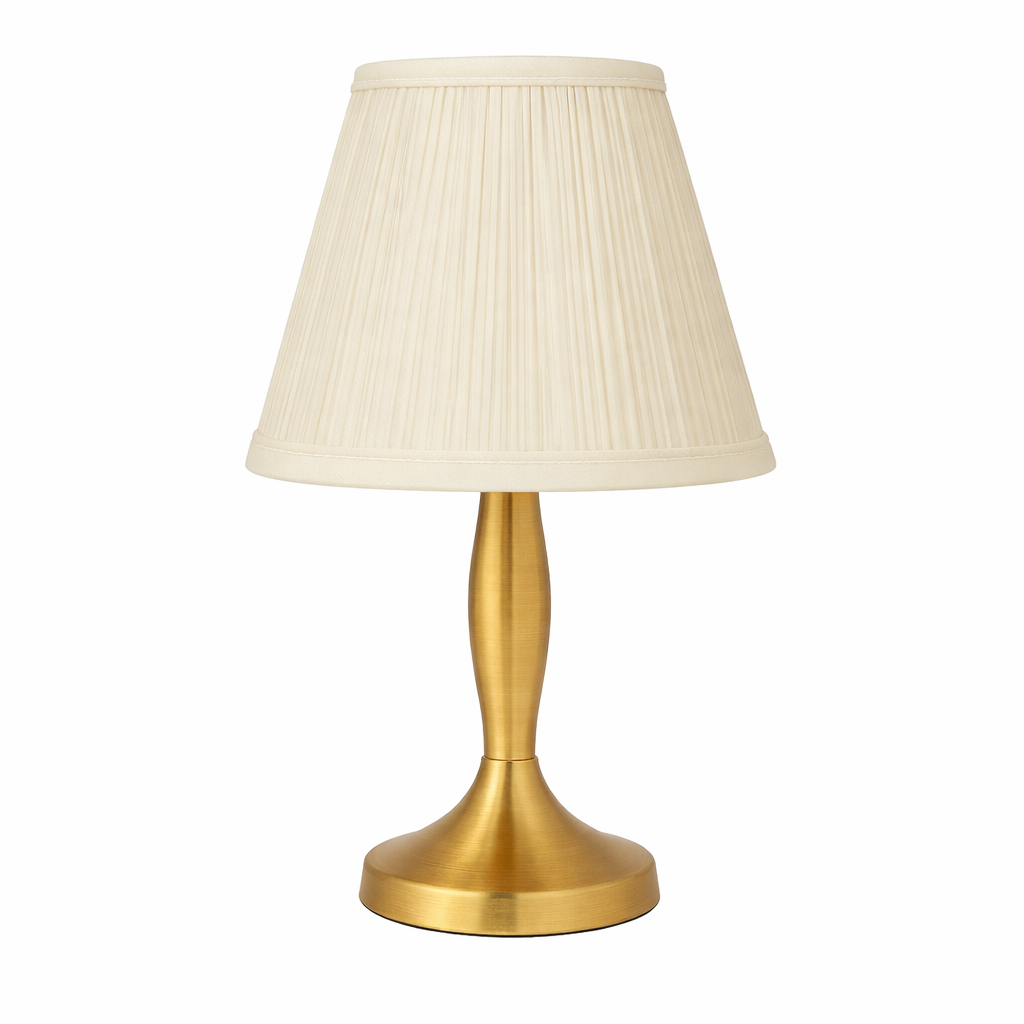 Vintages table lamp with fabric shade for oil candles 10 units