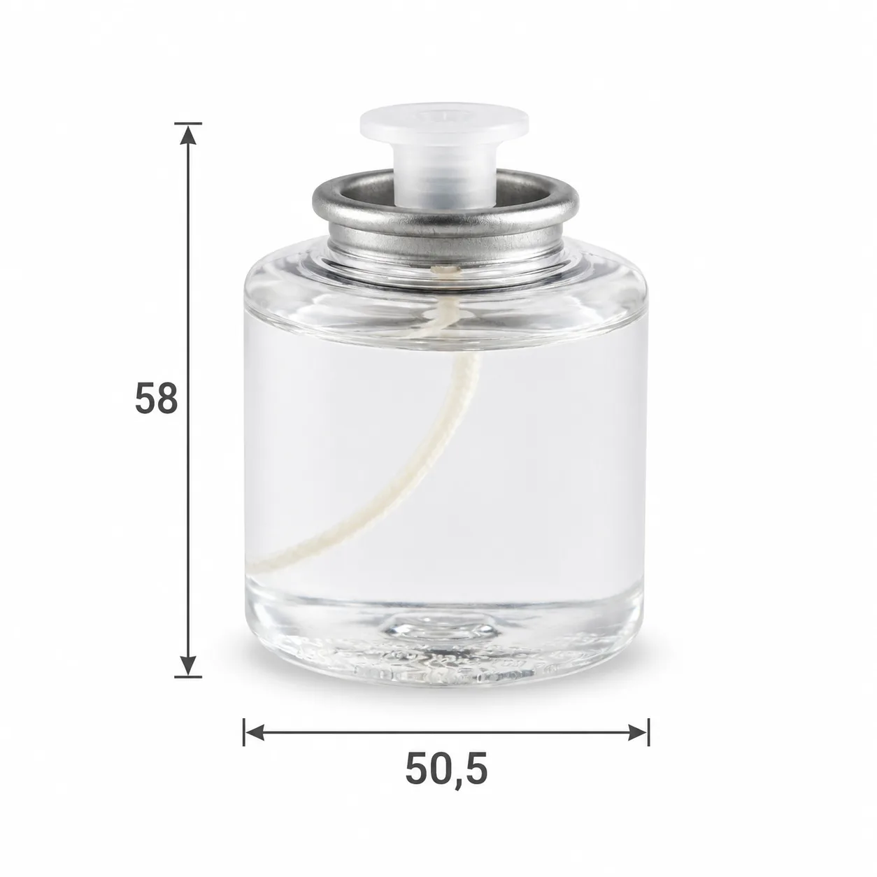 Nordic oil candle 22 hours Vegetable i brug