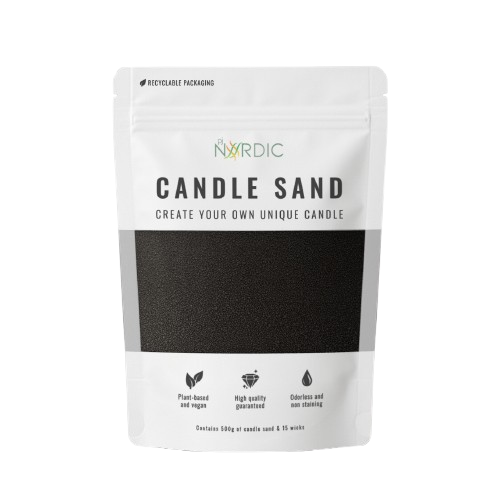 Sandlys 500 gram 12 stk Sort