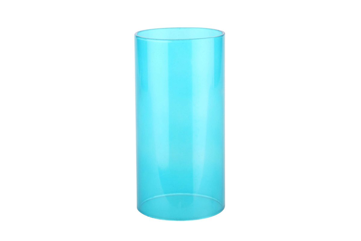 Cylinder glass ice blue