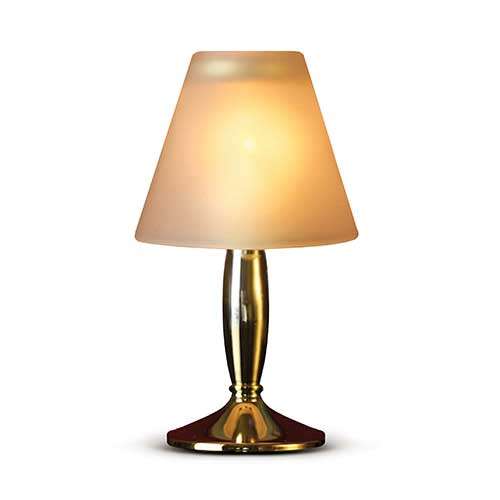 PJ Nordic Heritage table lamp with frosted glass shade – 6 units