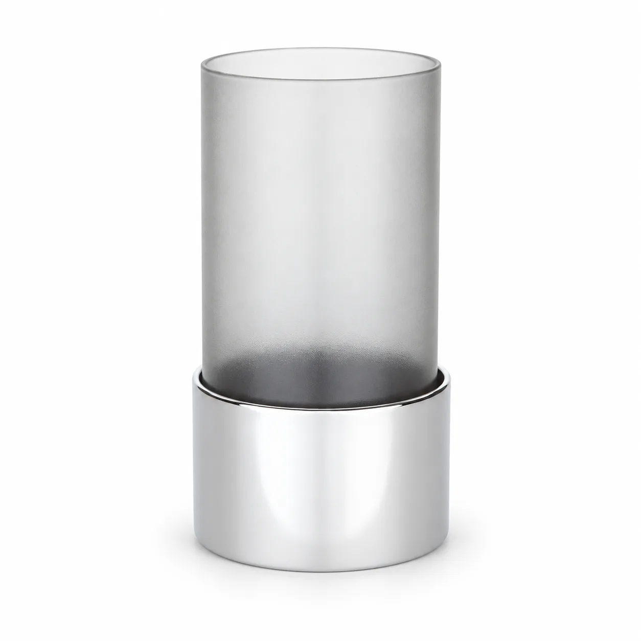 Cylinder glass frosted grey i brug